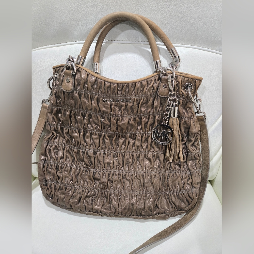 Michael Michael Kors Quilted Lambskin Handbag